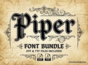 Introducing Piper Font: Your Creative Design Ally