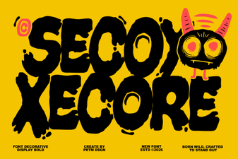 Secoy Xecore: Versatile Font Design Projects