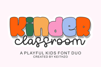 Kinder Classroom Font Ideas for Teachers