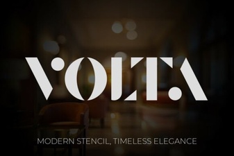 The Volta Font: Modern & Creative Typography