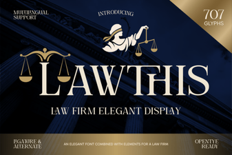 Lawthis Font: Modern Legal Design Typography